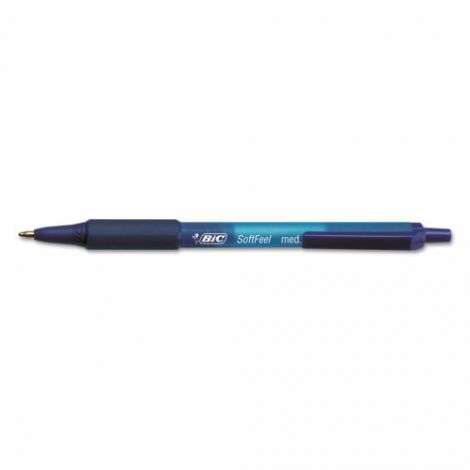 Długopis Bic Soft Feel Med, 1.0mm, Niebieski